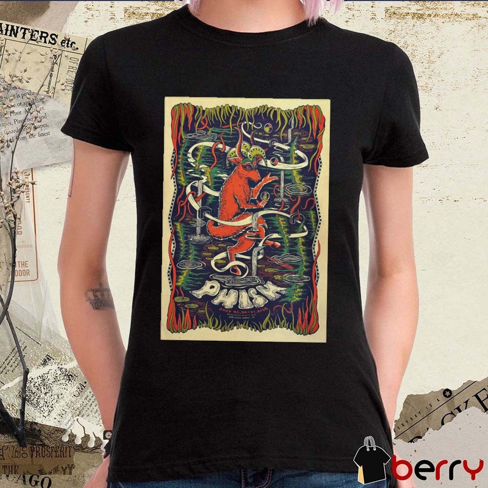 Poster Phish Broadview Stage At SPAC In Saratoga Springs NY July 25-26 2025 t-shirt