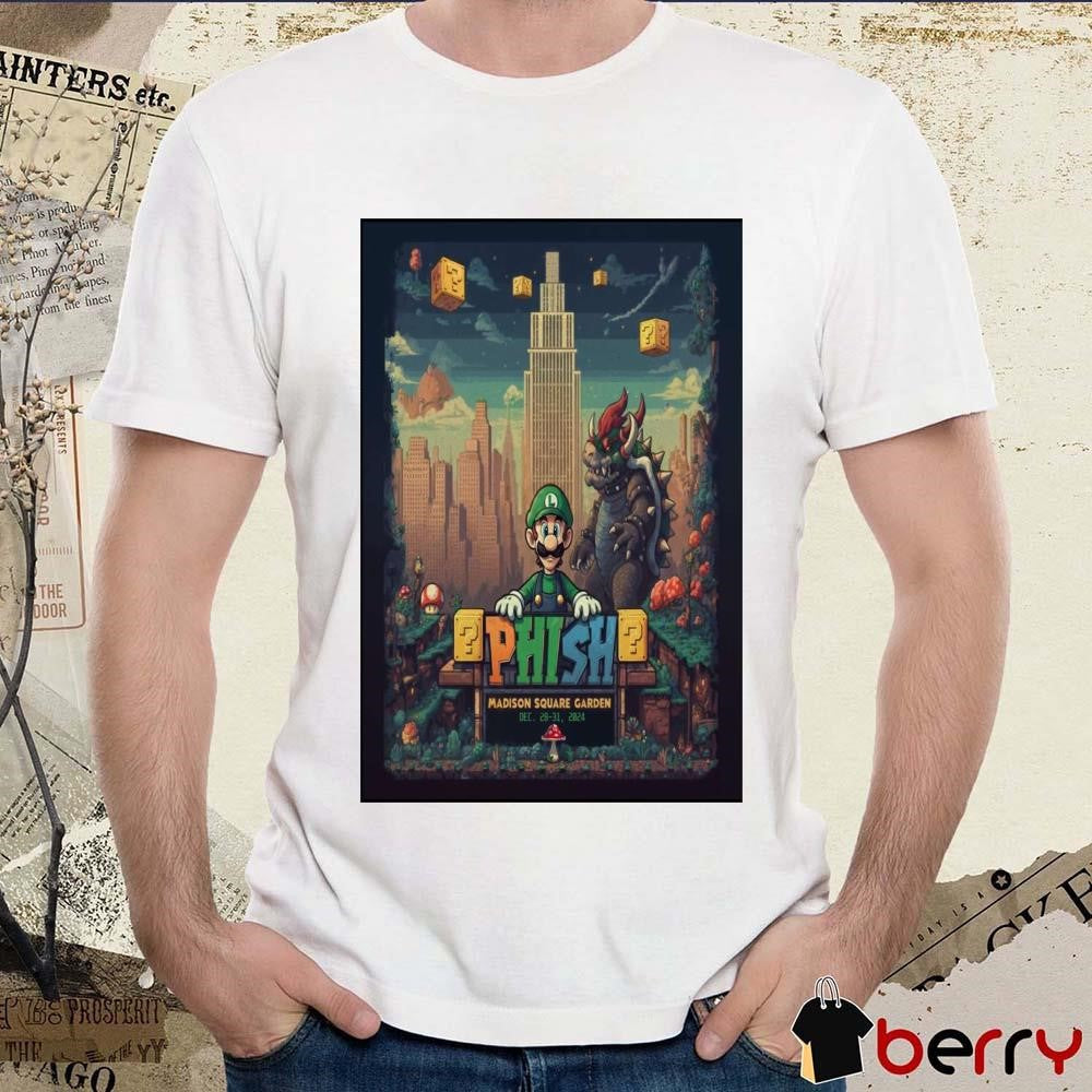 Poster Phish Madison Square Garden New York NY December 28-31 2024 t-shirt