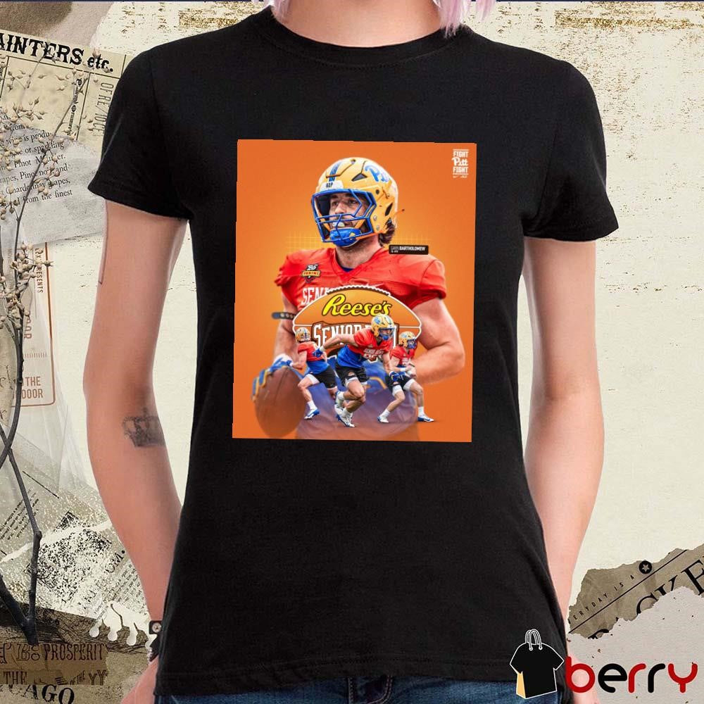 Poster Pittsburgh Panthers Gavin Bartholomew 2025 Game Day Reese’s Senior Bowl Mobile AL t-shirt