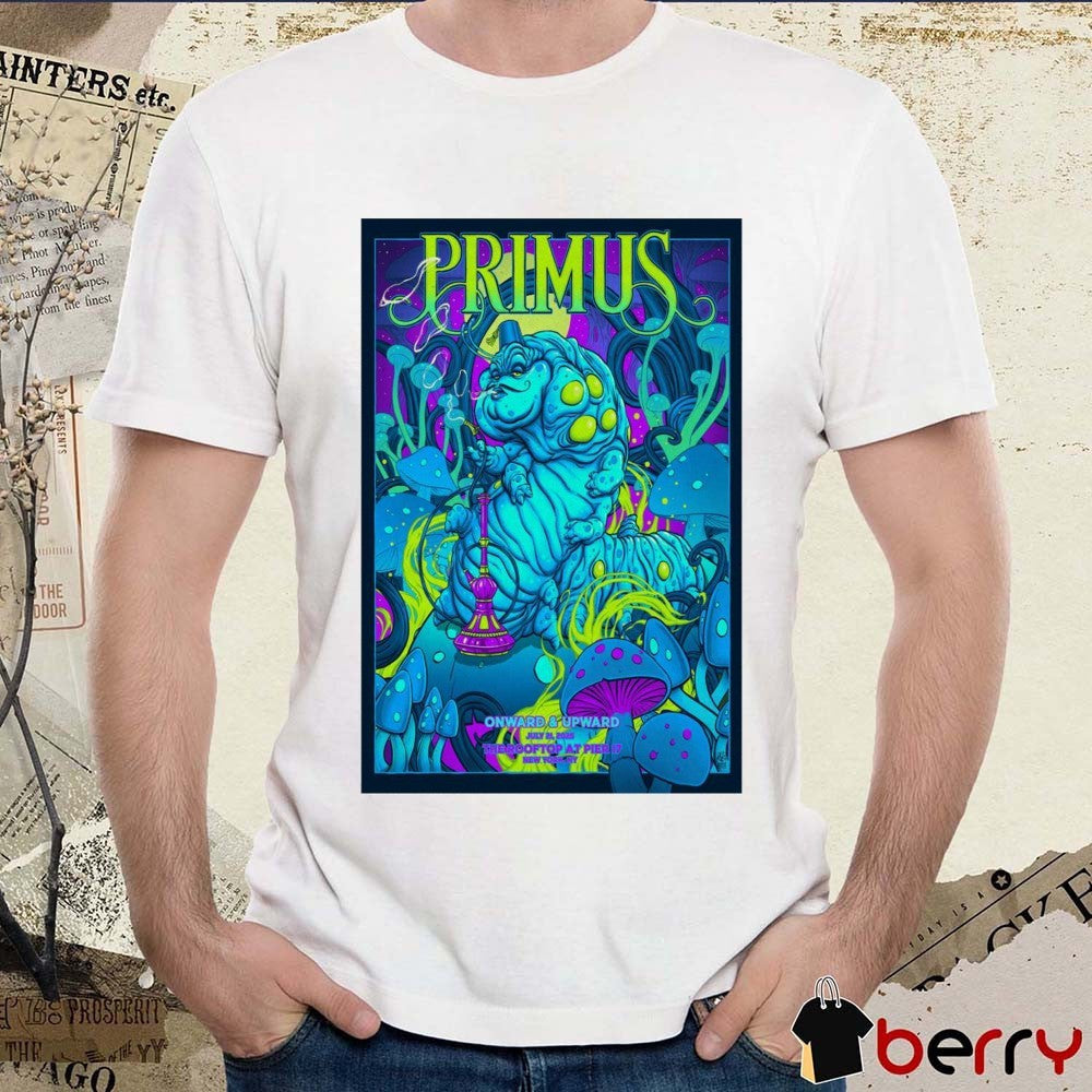 Poster Primus Onward And Upward July 21 2025 The Rooftop at Pier 17 New York City Event t-shirt