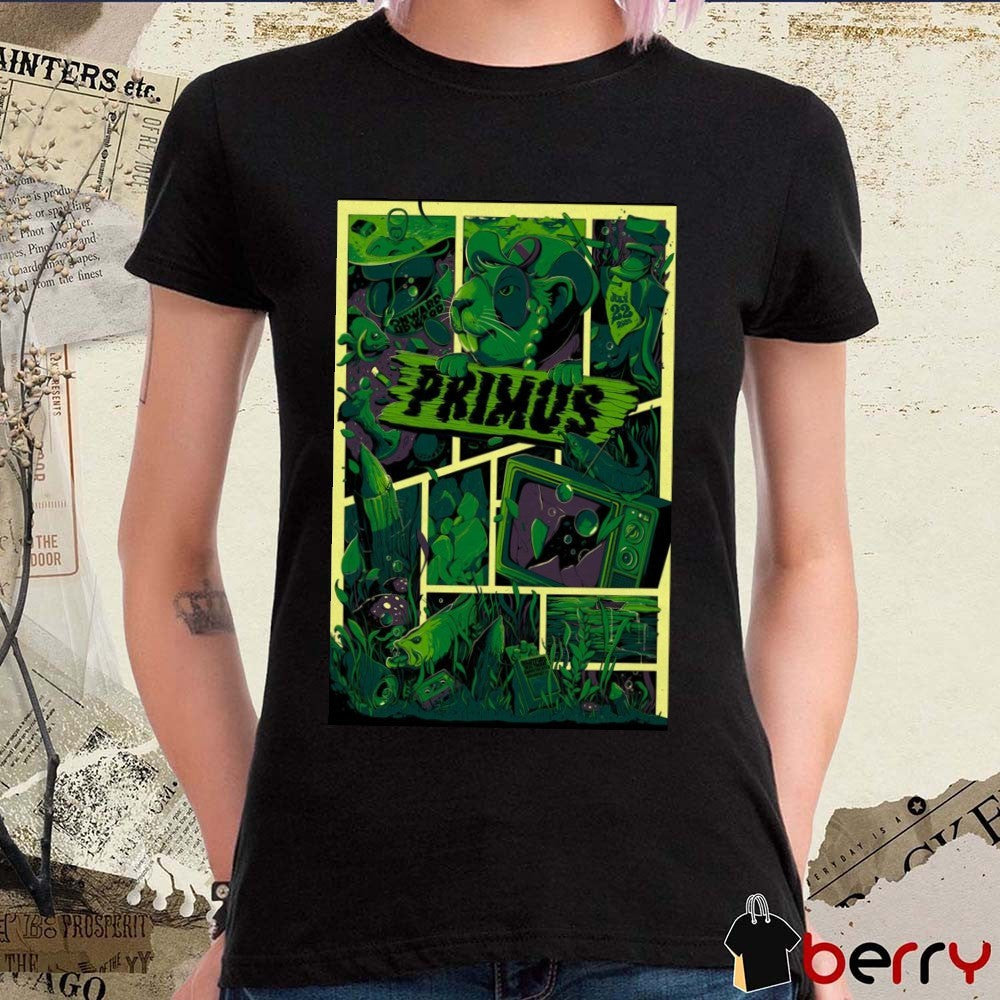Poster Primus Onward And Upward July 22 2025 Hartford HealthCare Amphitheater Bridgeport CT t-shirt