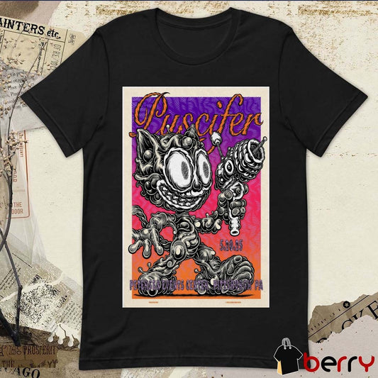 Poster Puscifer Petersen Events Center Pittsburgh PA May 20 2025 Concert t-shirt
