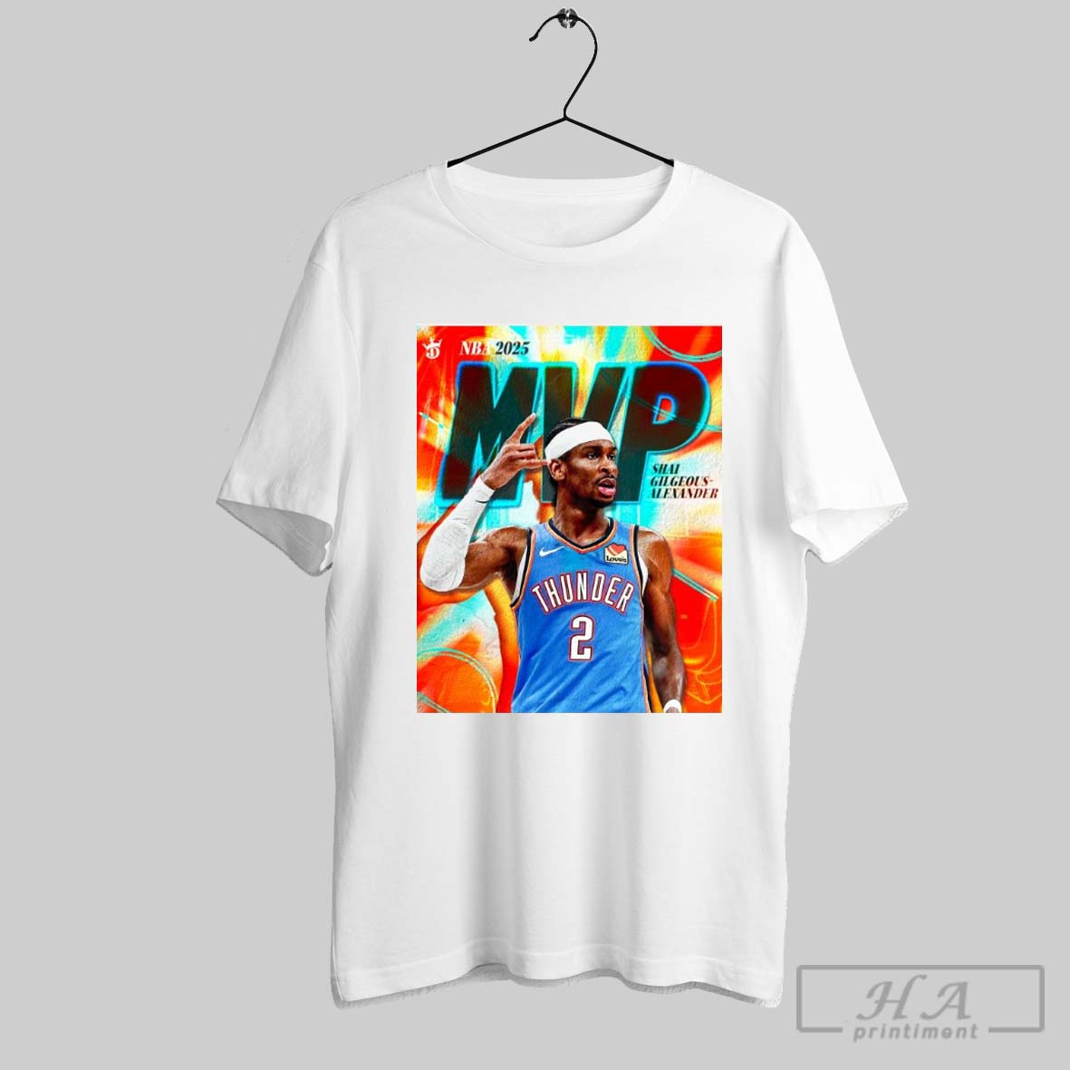 Official Poster Shai Gilgeous Alexander Is The 2025 Mvp Oklahoma City Thunder