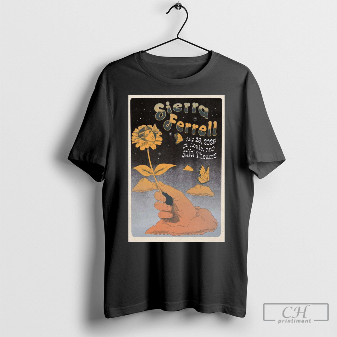 Official Poster Sierra Ferrell August 26 2025 Stifel Theatre St Louis Mo Concert Sweater