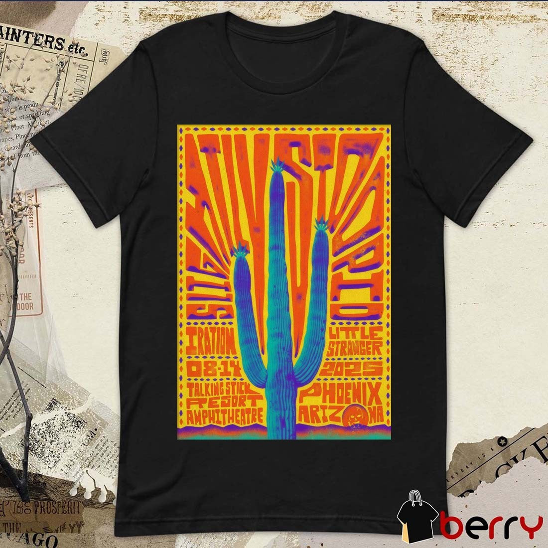Poster Slightly Stoopid August 14 2025 Talking Stick Resort Amphitheatre In Phoenix AZ t-shirt