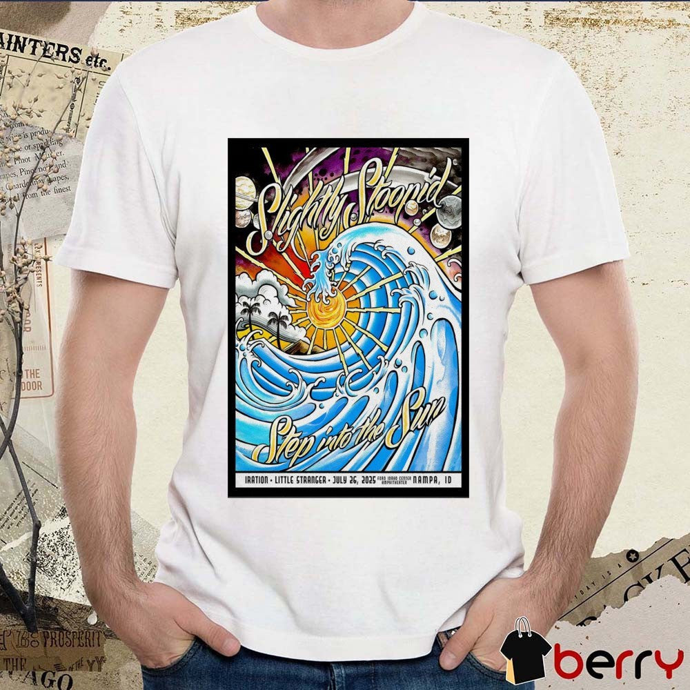 Poster Slightly Stoopid Summer Tour Ford Idaho Center Amphitheater In Nampa ID On July 26 2025 Tour t-shirt
