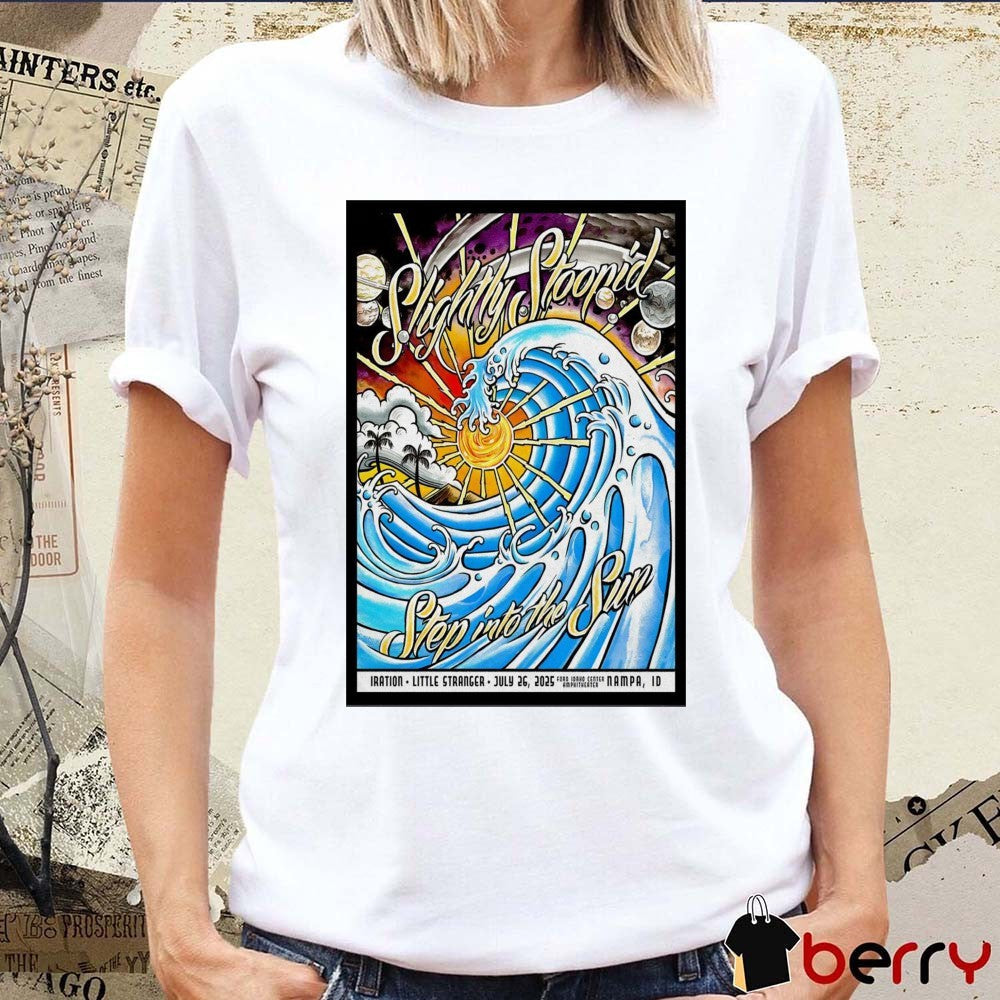 Poster Slightly Stoopid Summer Tour Ford Idaho Center Amphitheater In Nampa ID On July 26 2025 Tour t-shirt