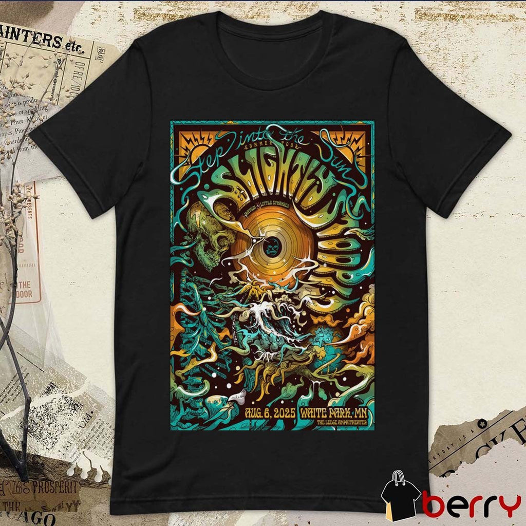 Poster Slightly Stoopid Summer Tour Waite Park MN August 06 2025 The Ledge Amphitheater t-shirt