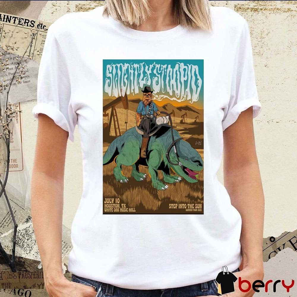 Poster Slightly Stoopid White Oak Music Hall July 10 2025 Houston TX Summer Tour t-shirt