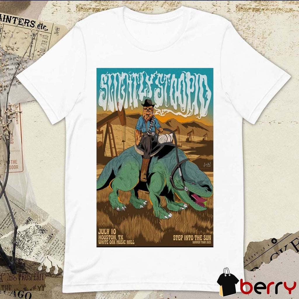 Poster Slightly Stoopid White Oak Music Hall July 10 2025 Houston TX Summer Tour t-shirt