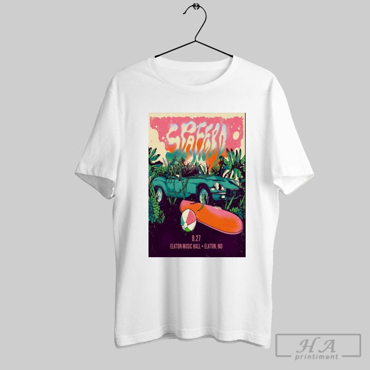 Official Poster Spafford August 27 2025 Elkton Music Hall In Elkton Md T Shirt