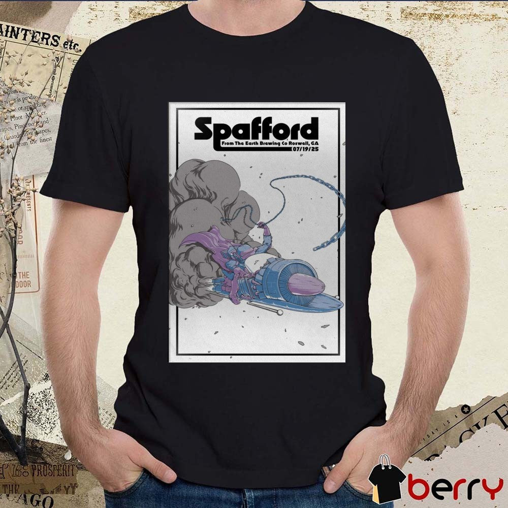 Poster Spafford From The Earth Brewing Company in Roswell GA July 19 2025 t-shirt