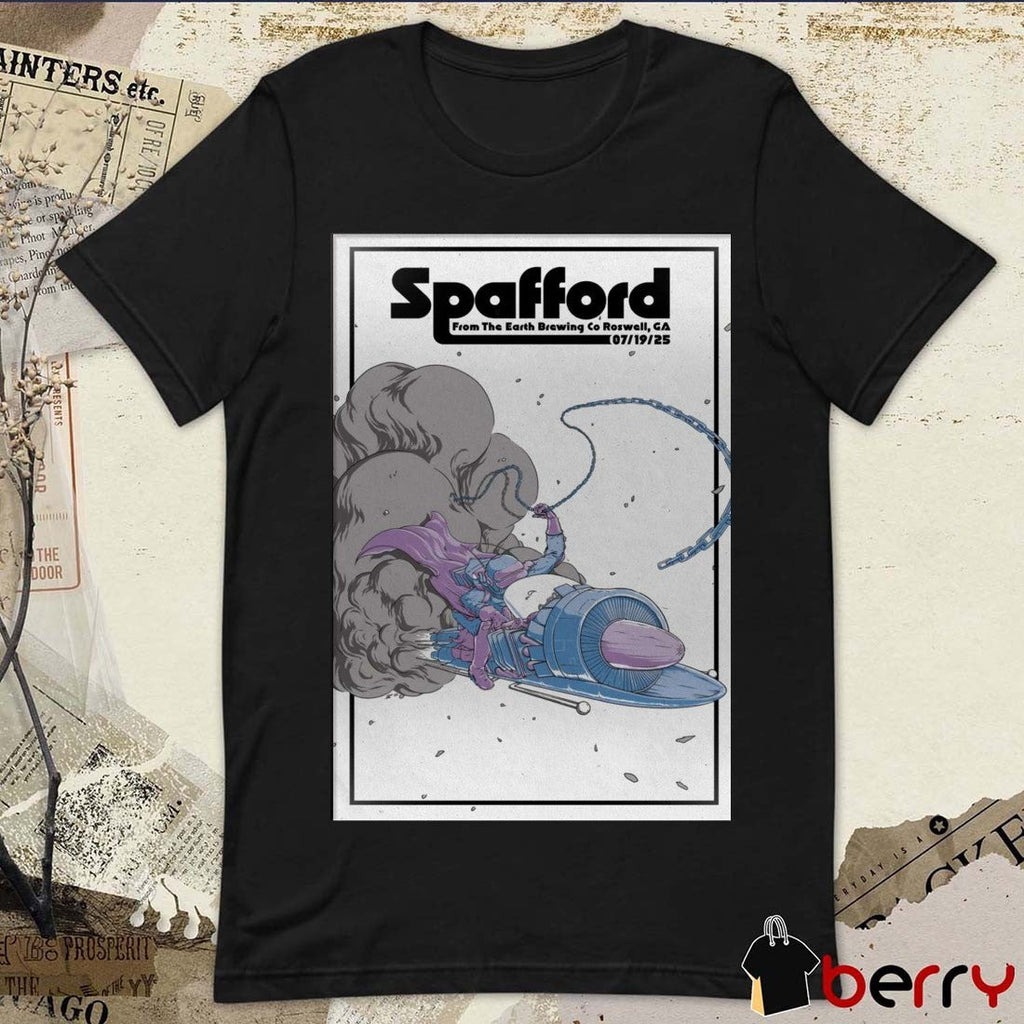 Poster Spafford From The Earth Brewing Company in Roswell GA July 19 2025 t-shirt