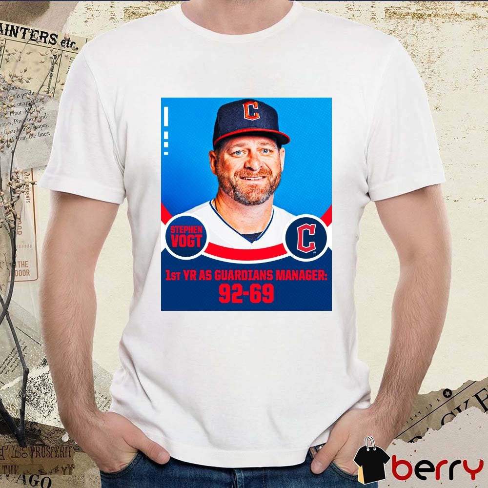 Poster Stephen Vogt 1st YR AS Guardians Manager 92-69 t-shirt