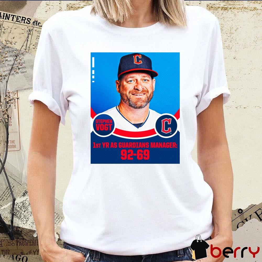 Poster Stephen Vogt 1st YR AS Guardians Manager 92-69 t-shirt