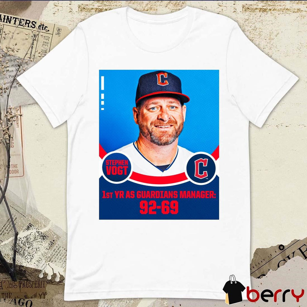 Poster Stephen Vogt 1st YR AS Guardians Manager 92-69 t-shirt