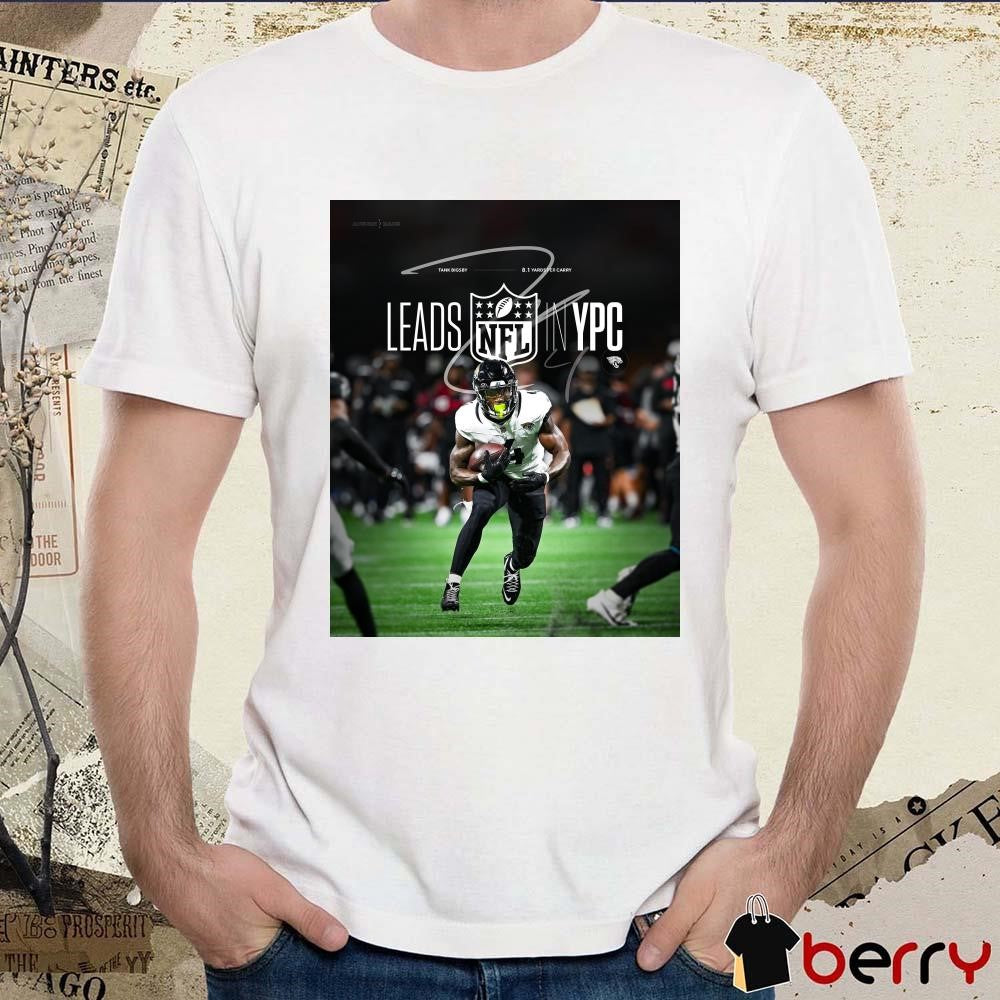 Poster Tank Bigsby Jacksonville Jaguars Leads NFL In YPC Signature 2024 t-shirt