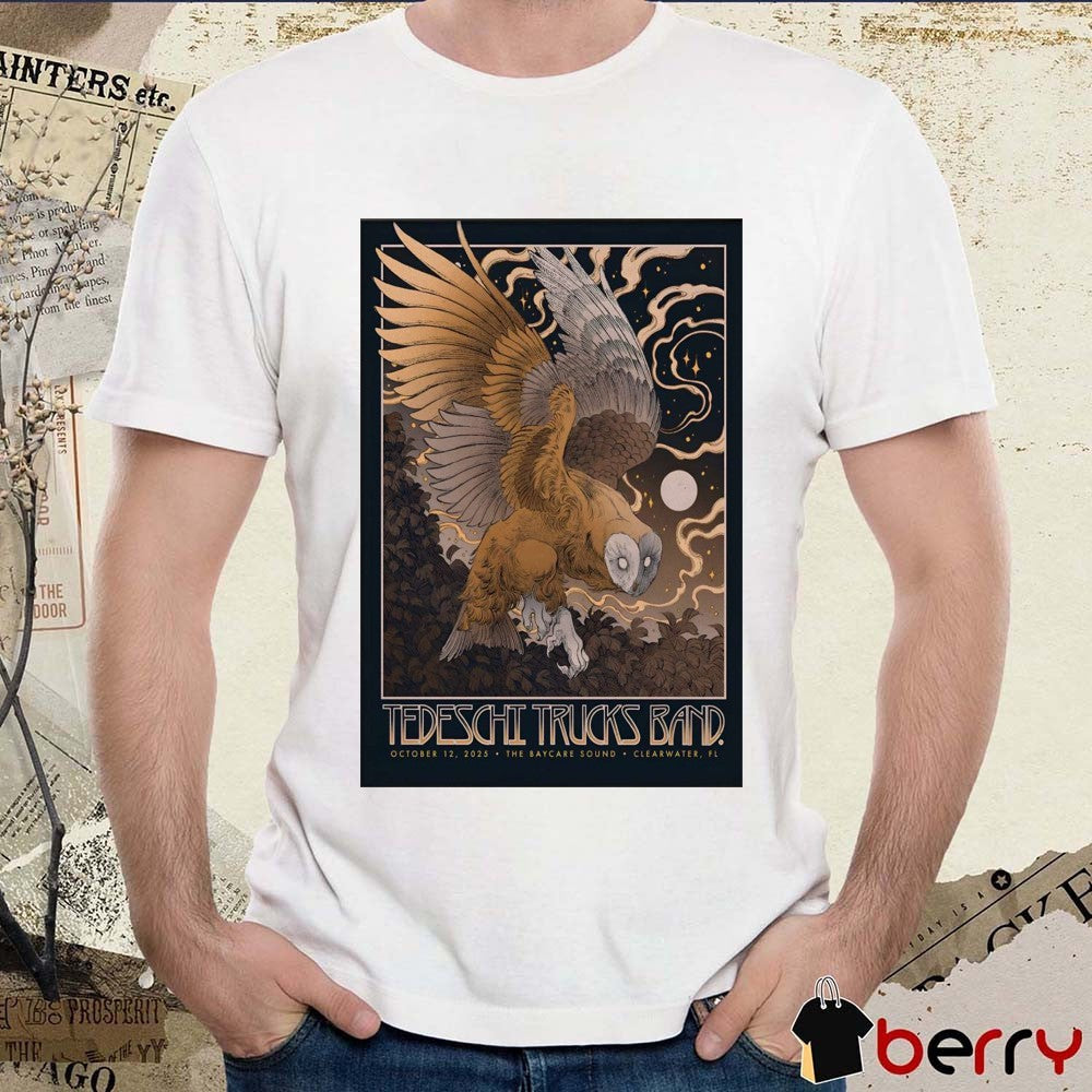 Poster Tedeschi Trucks Band At The BayCare Sound Clearwater FL On October 12 2025 t-shirt