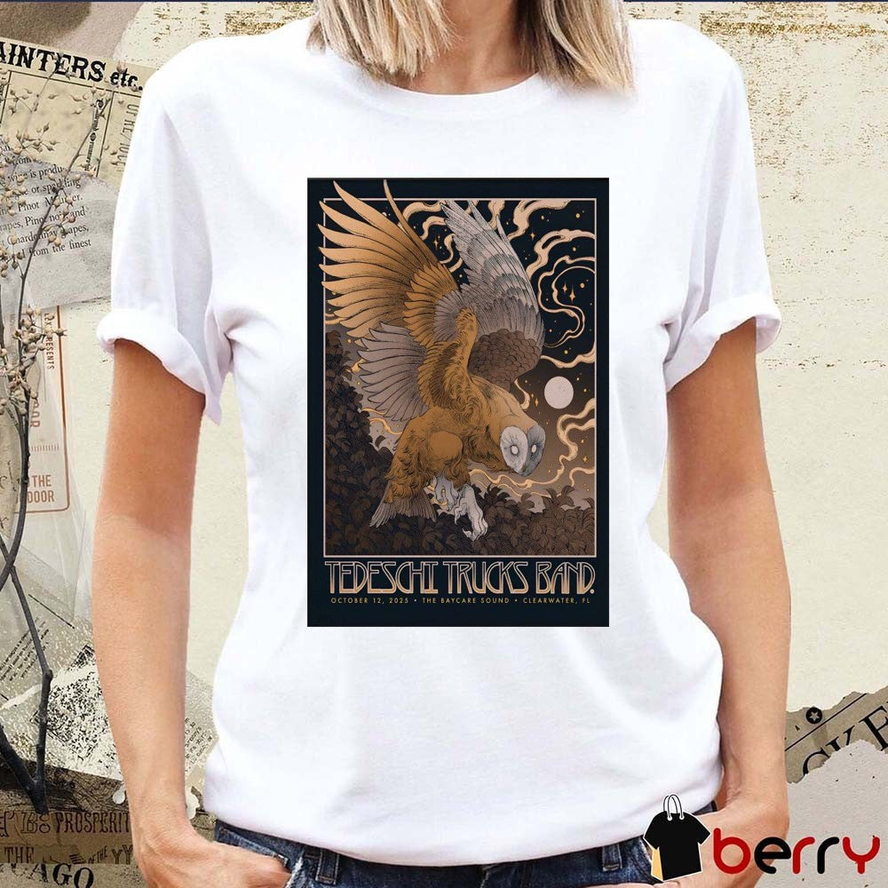 Poster Tedeschi Trucks Band At The BayCare Sound Clearwater FL On October 12 2025 t-shirt