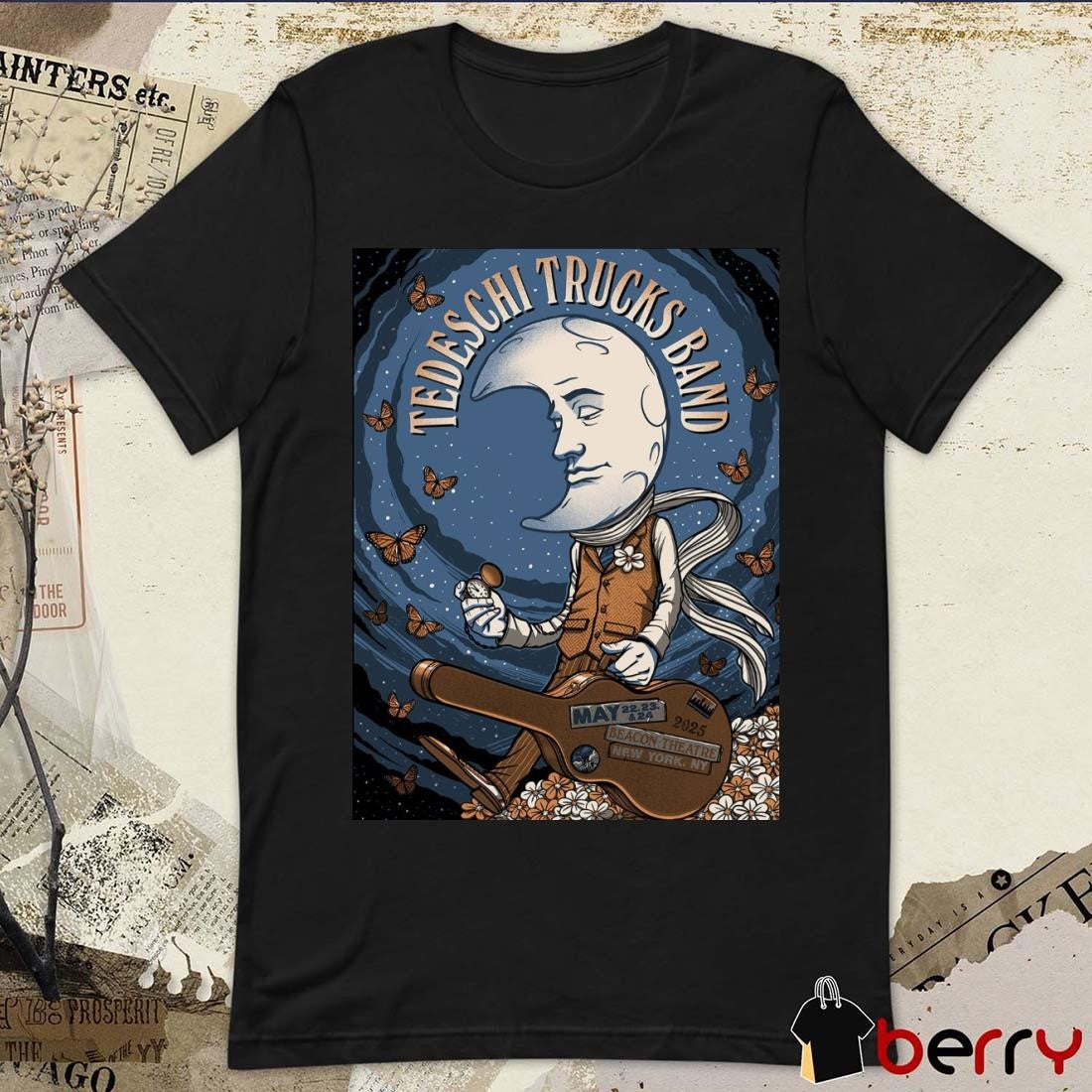 Poster Tedeschi Trucks Band Beacon Theatre May 22-23-24 2025 New York, NY Concert t-shirt