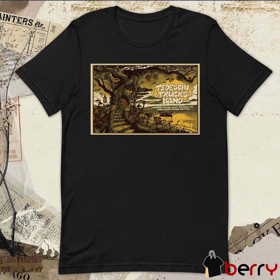 Poster Tedeschi Trucks Band Wolf Trap Filene Center In Vienna VA August 29-30 2025 t-shirt