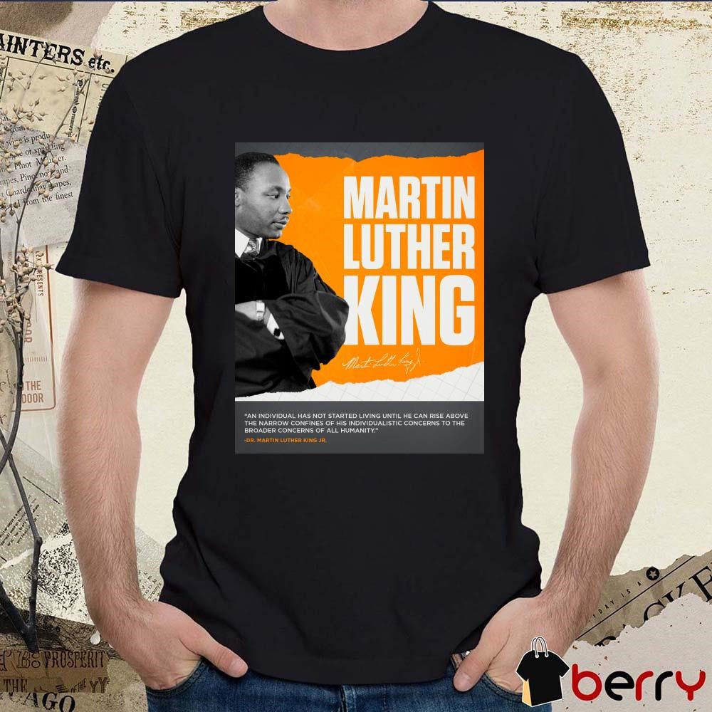 Poster Tennessee Football Honor The Life And Legacy Of Dr. Martin Luther King Jr. Signature t-shirt