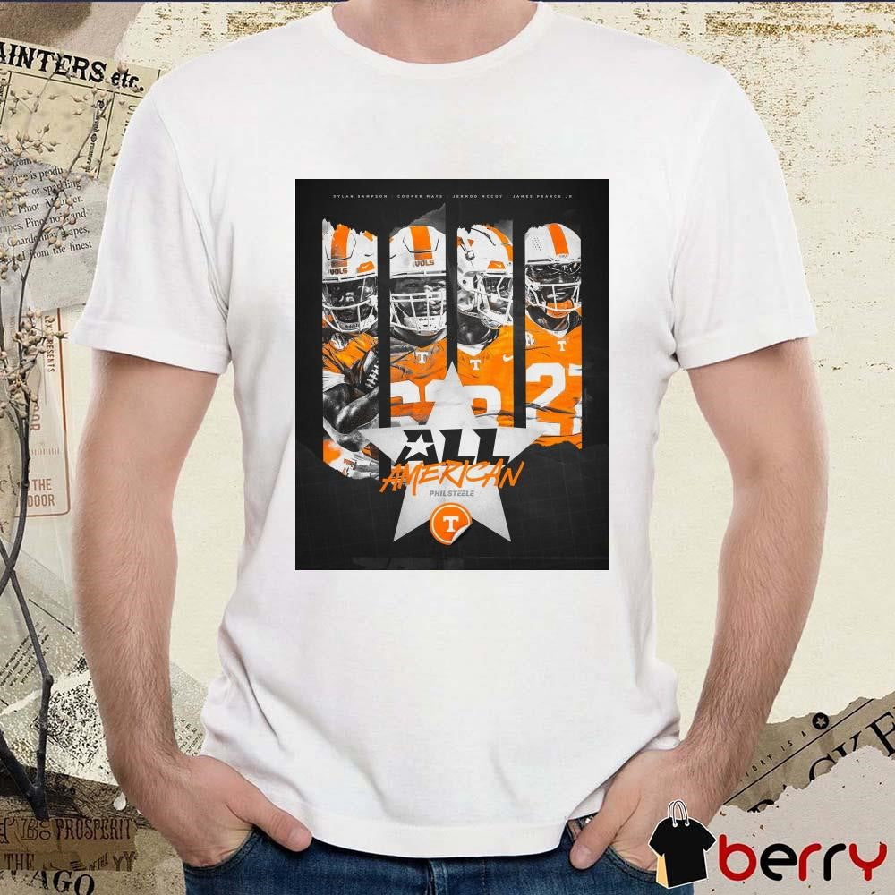 Poster Tennessee Vols Dylan Sampson Cooper Mays Jermod Mccoy James Pearce Jr Phil Steele All American t-shirt