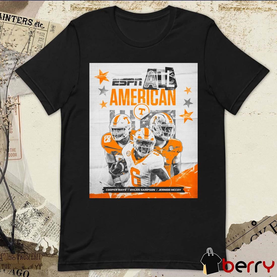 Poster Tennessee Vols ESPN All-American Cooper Mays Dylan Sampson Jermod McCoy NCAA t-shirt