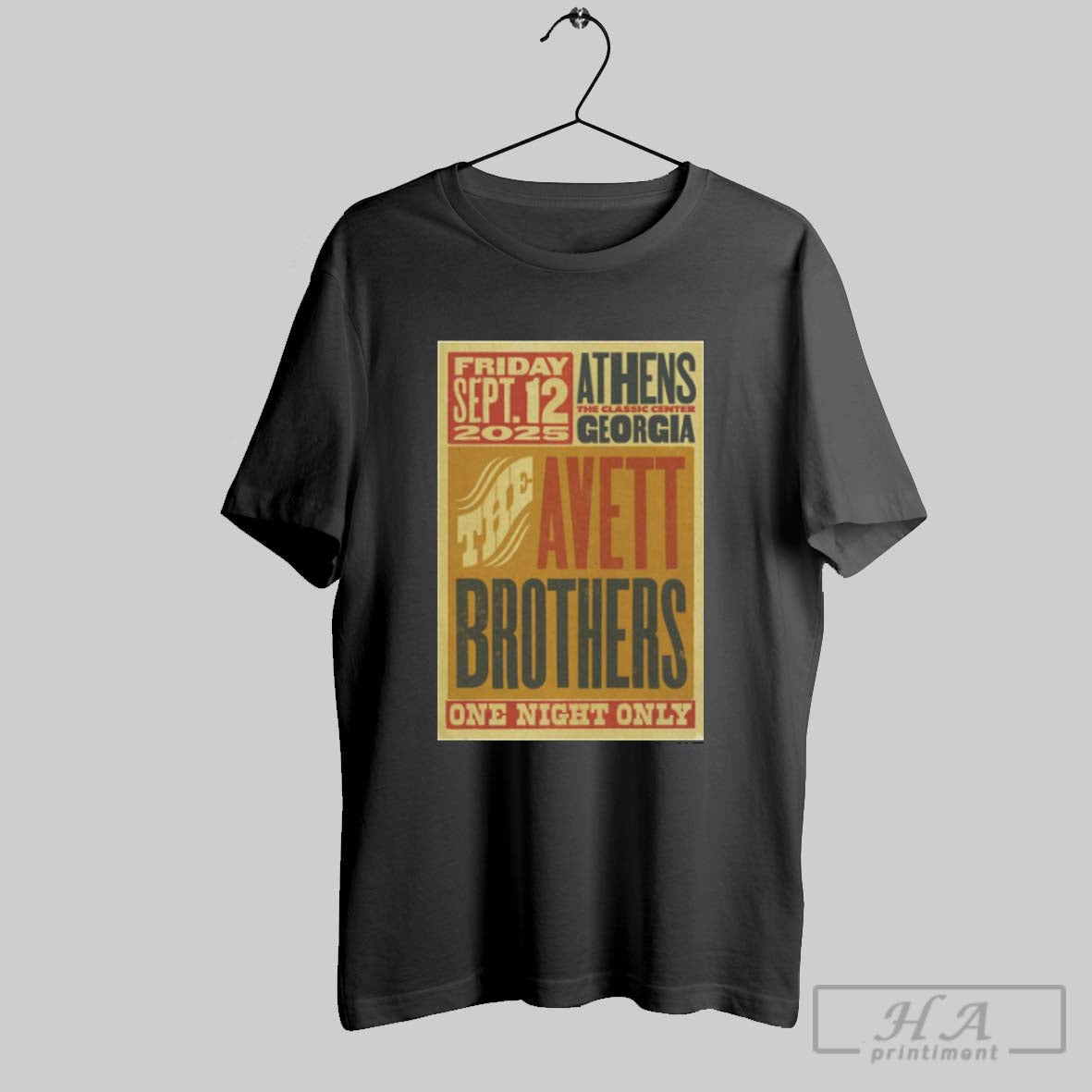 Official Poster The Avett Brothers September 12 2025 The Classic Center Athens Ga