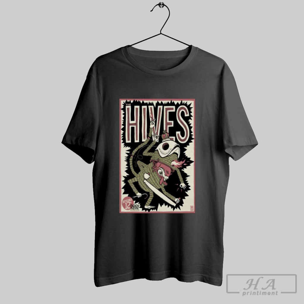 Official Poster The Hives Ogden Theatre Denver Concert September 12 2025