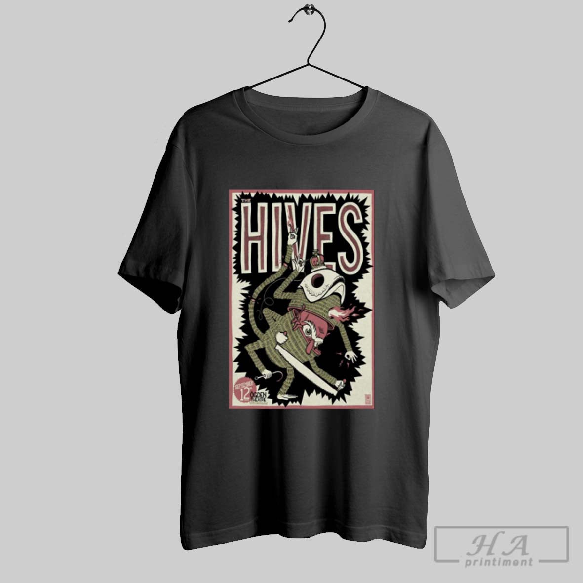 Official Poster The Hives Ogden Theatre Denver Concert September 12 2025