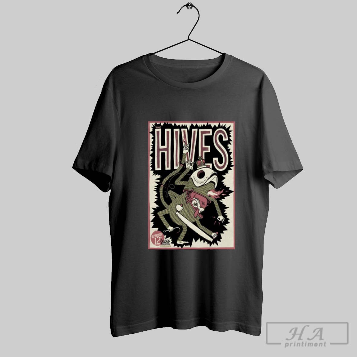 Official Poster The Hives Ogden Theatre In Denver Co September 12 2025