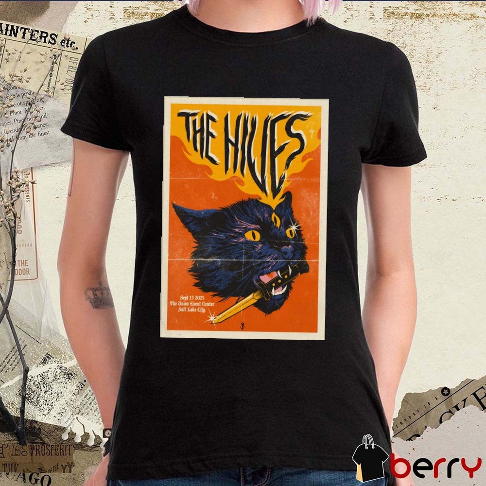 Poster The Hives September 13 2025 The Union Event Center In Salt Lake City UT t-shirt