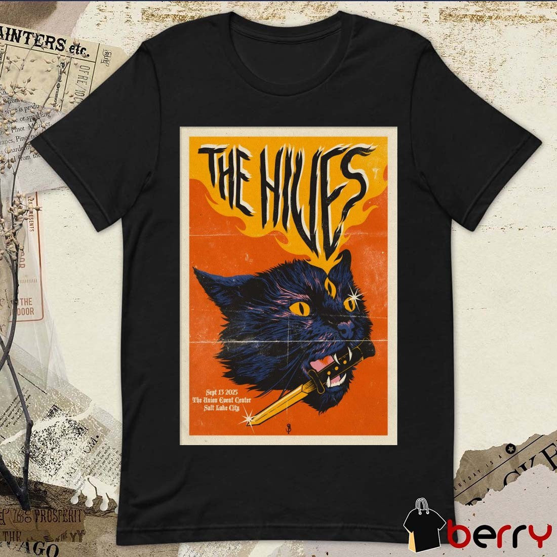 Poster The Hives September 13 2025 The Union Event Center In Salt Lake City UT t-shirt