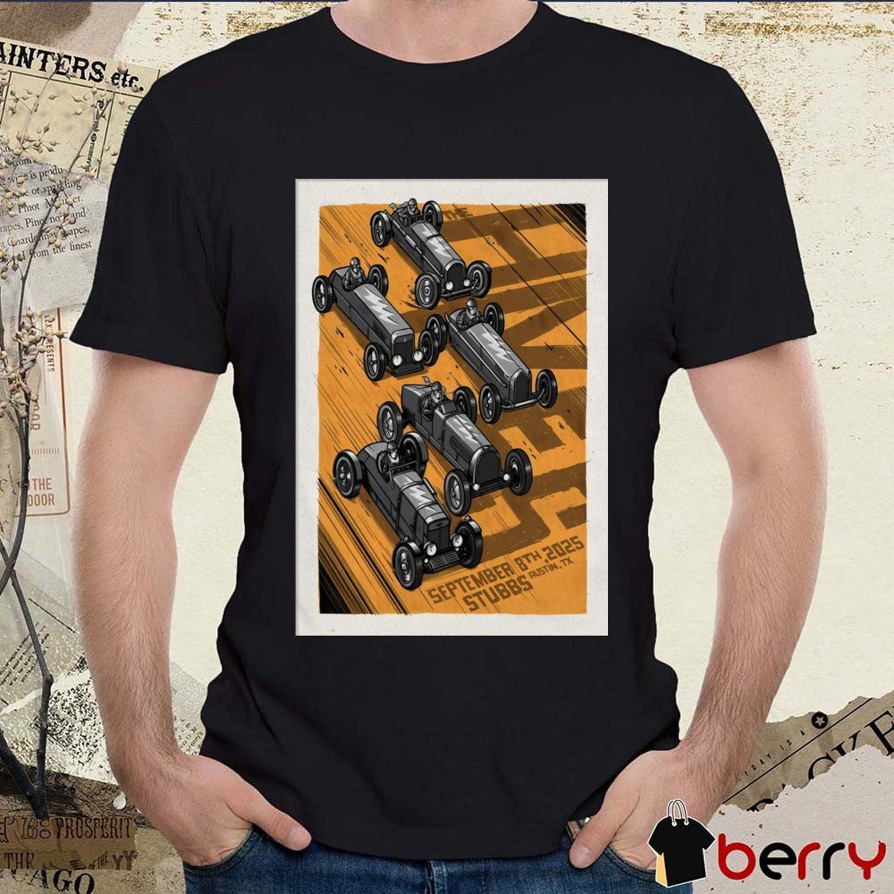 Poster The Hives Stubbs Austin TX September 8 2025 t-shirt