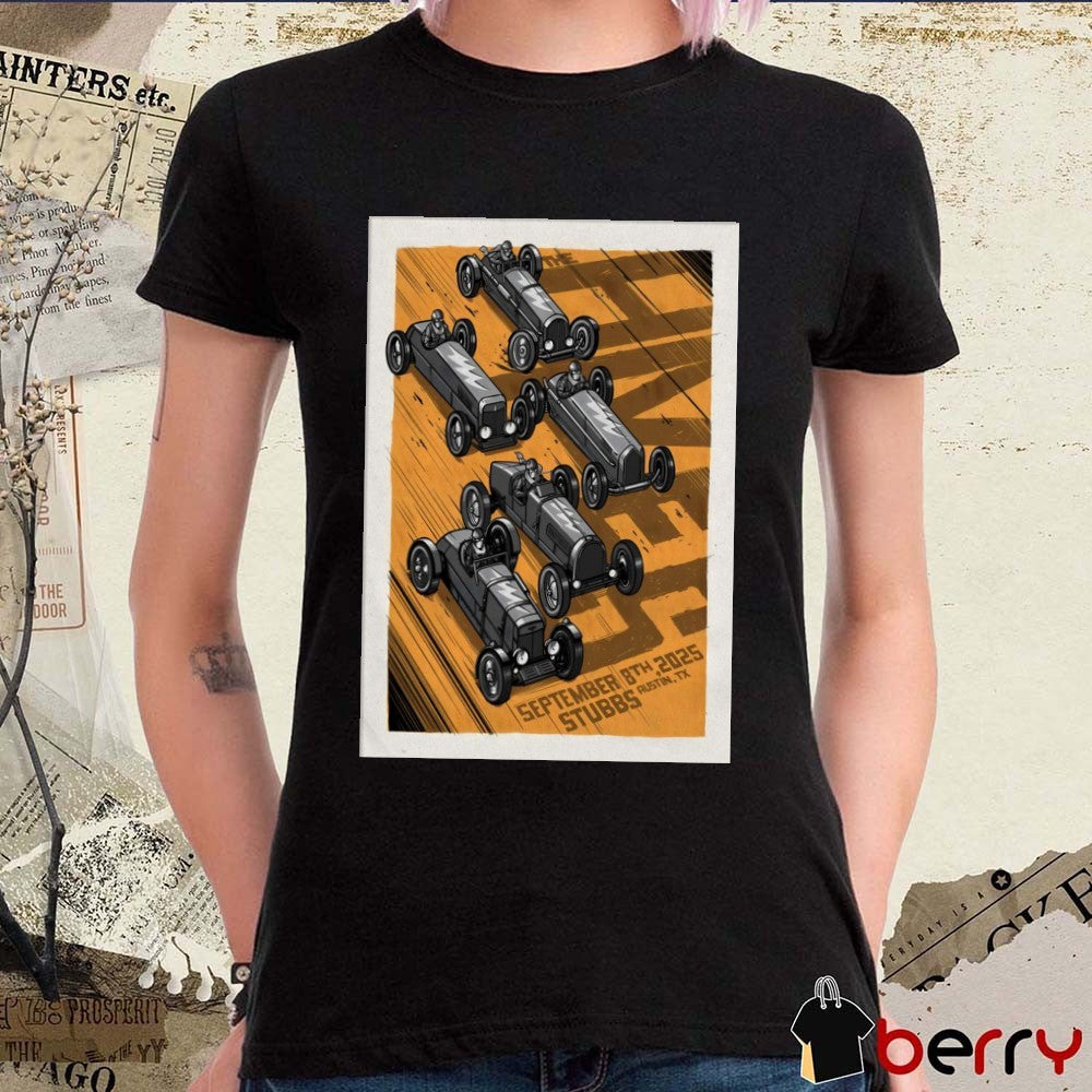 Poster The Hives Stubbs Austin TX September 8 2025 t-shirt