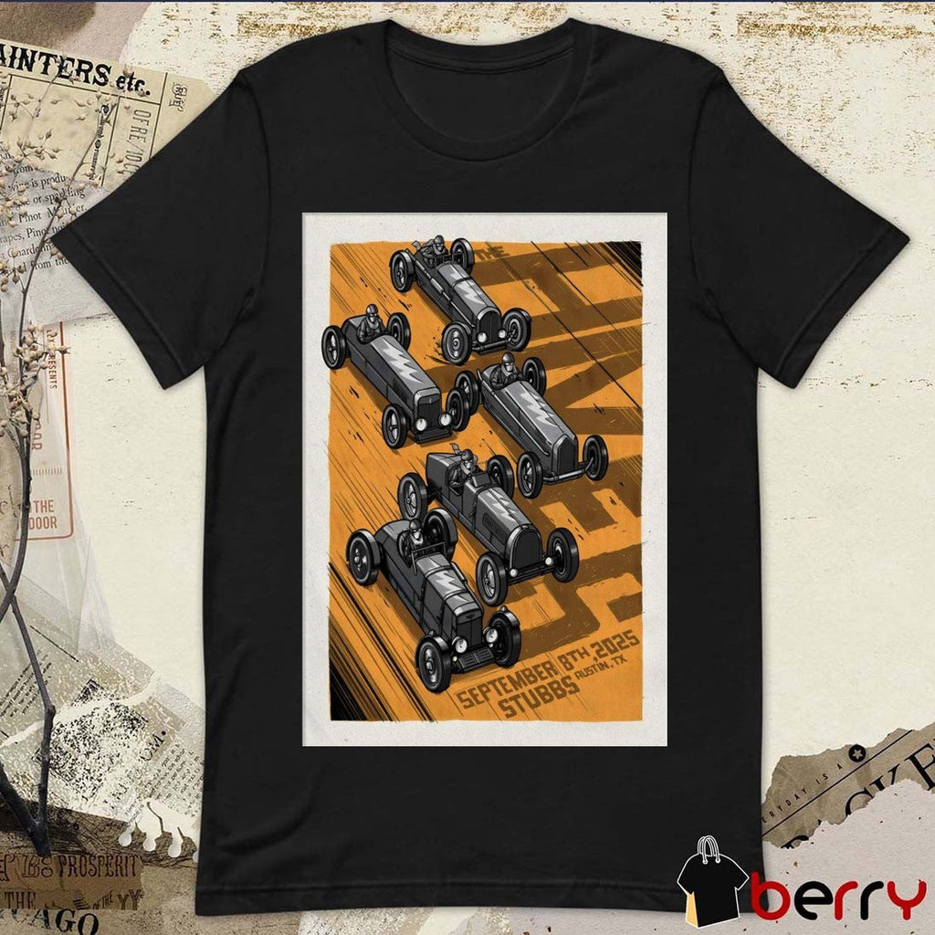Poster The Hives Stubbs Austin TX September 8 2025 t-shirt