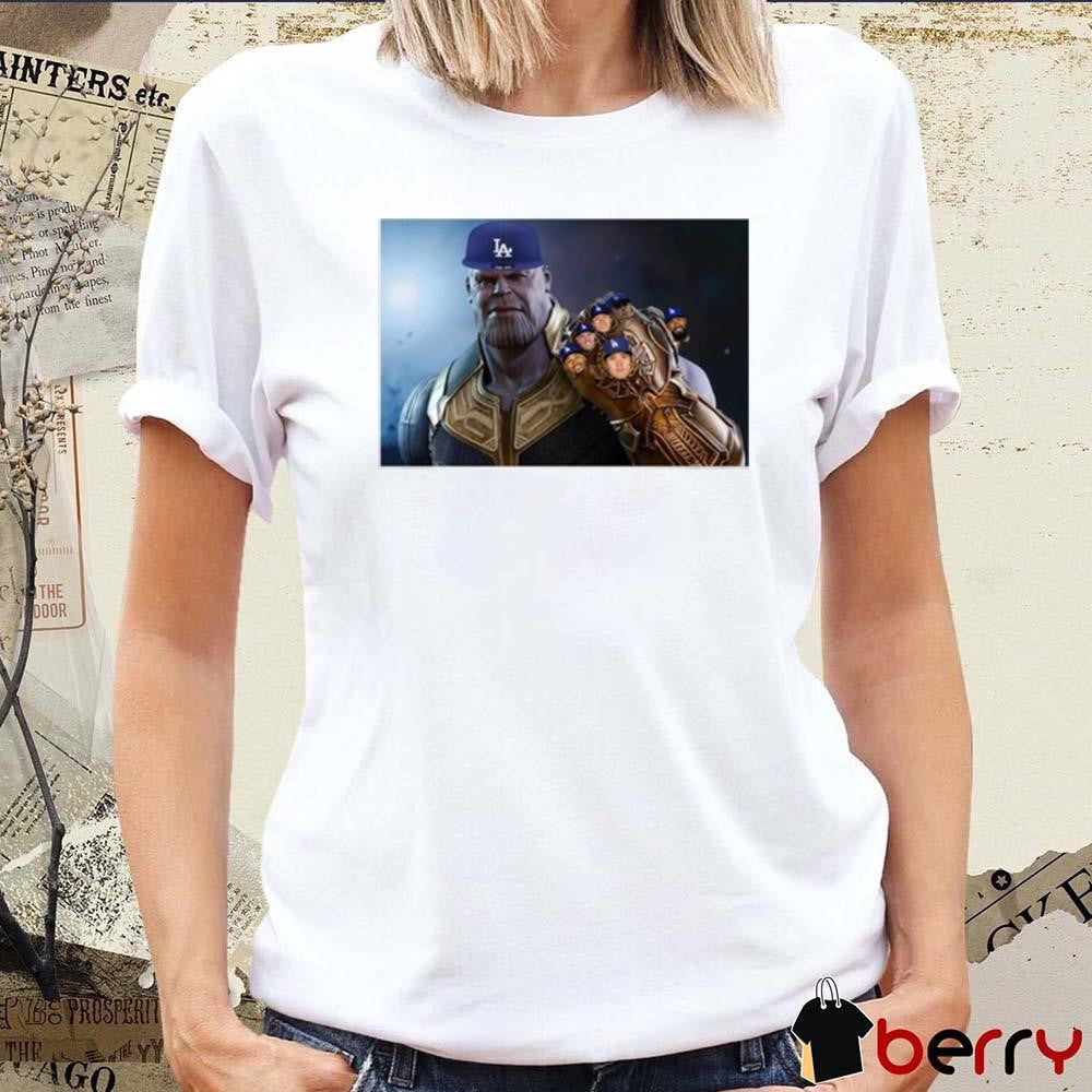 Poster The Los Angeles Dodgers Have Collected All Infinity Stones t-shirt