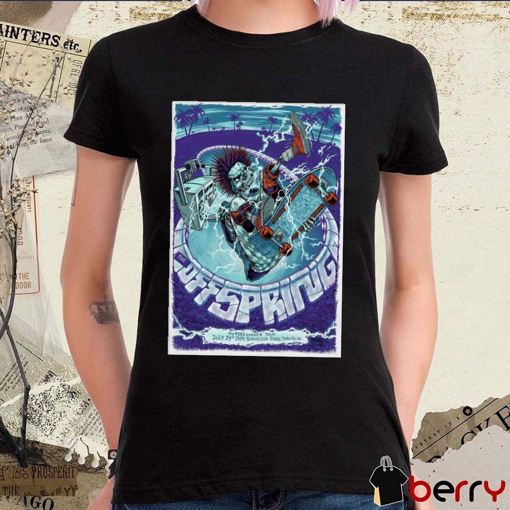 Poster The OffSpring Supercharged Tour At Budweiser Stage in Toronto ON July 23 2025 t-shirt