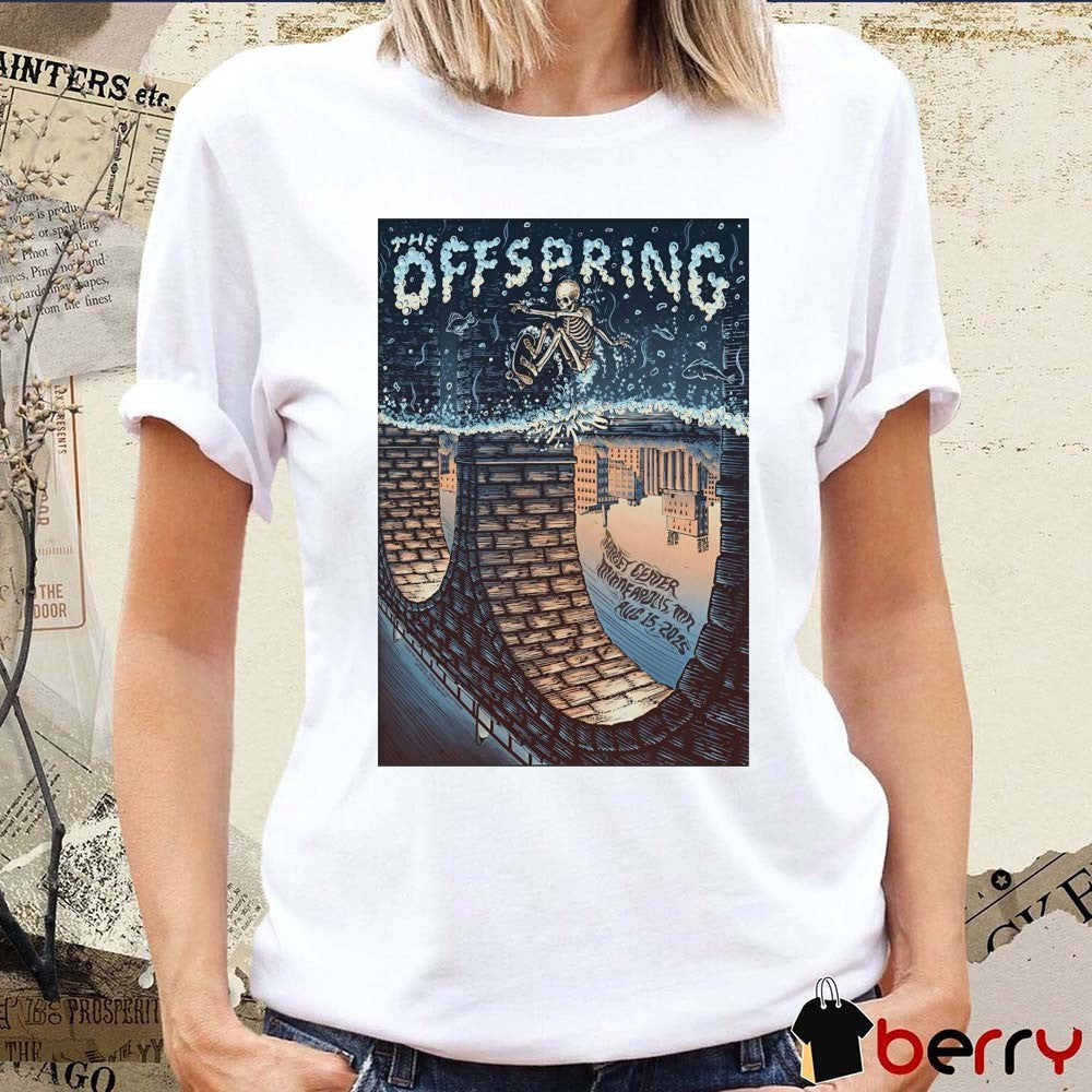 Poster The OffSpring Target Center in Minneapolis MN August 15 2025 t-shirt