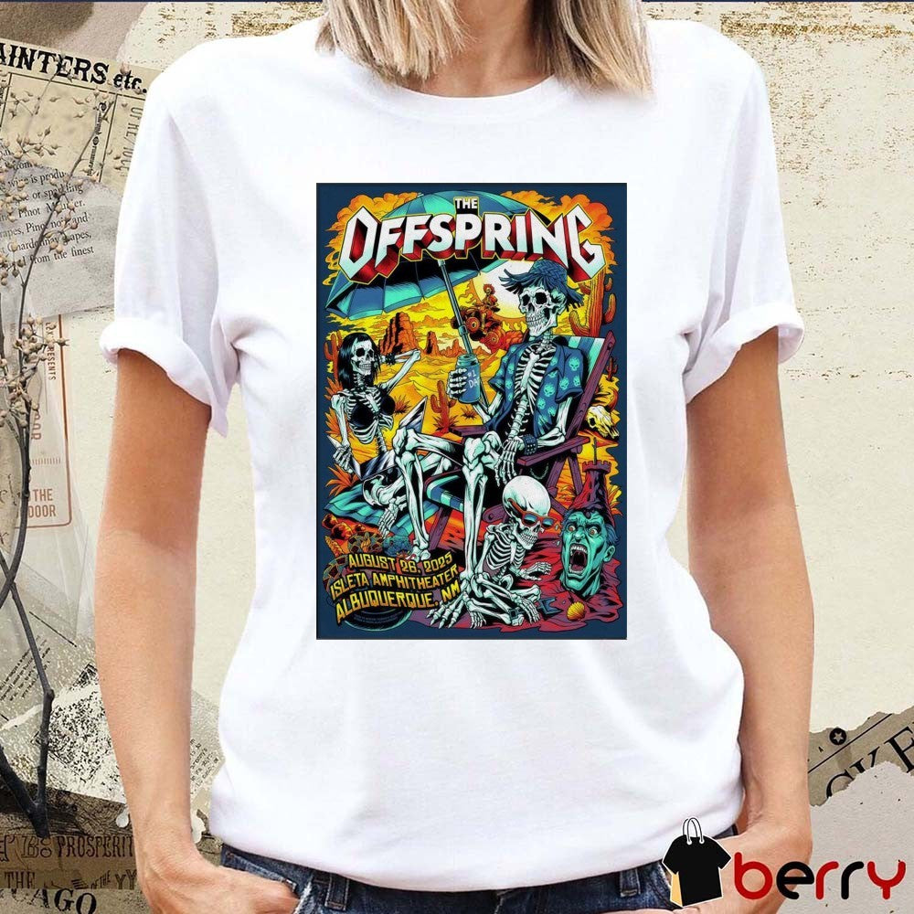 Poster The Offspring August 26 2025 Isleta Amphitheater In Albuquerque NM t-shirt