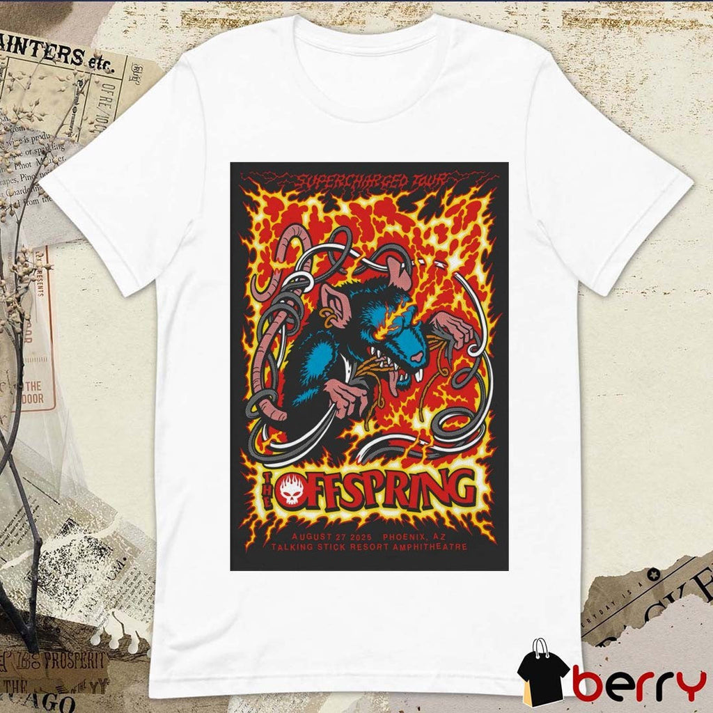 Poster The Offspring August 27 2025 Talking Stick Resort Amphitheatre In Phoenix AZ t-shirt