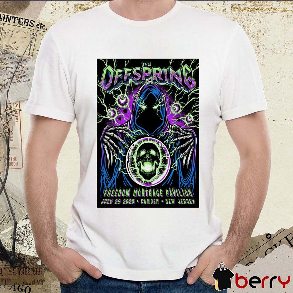 Poster The Offspring Freedom Mortgage Pavilion In Camden NJ On July 29 2025 t-shirt