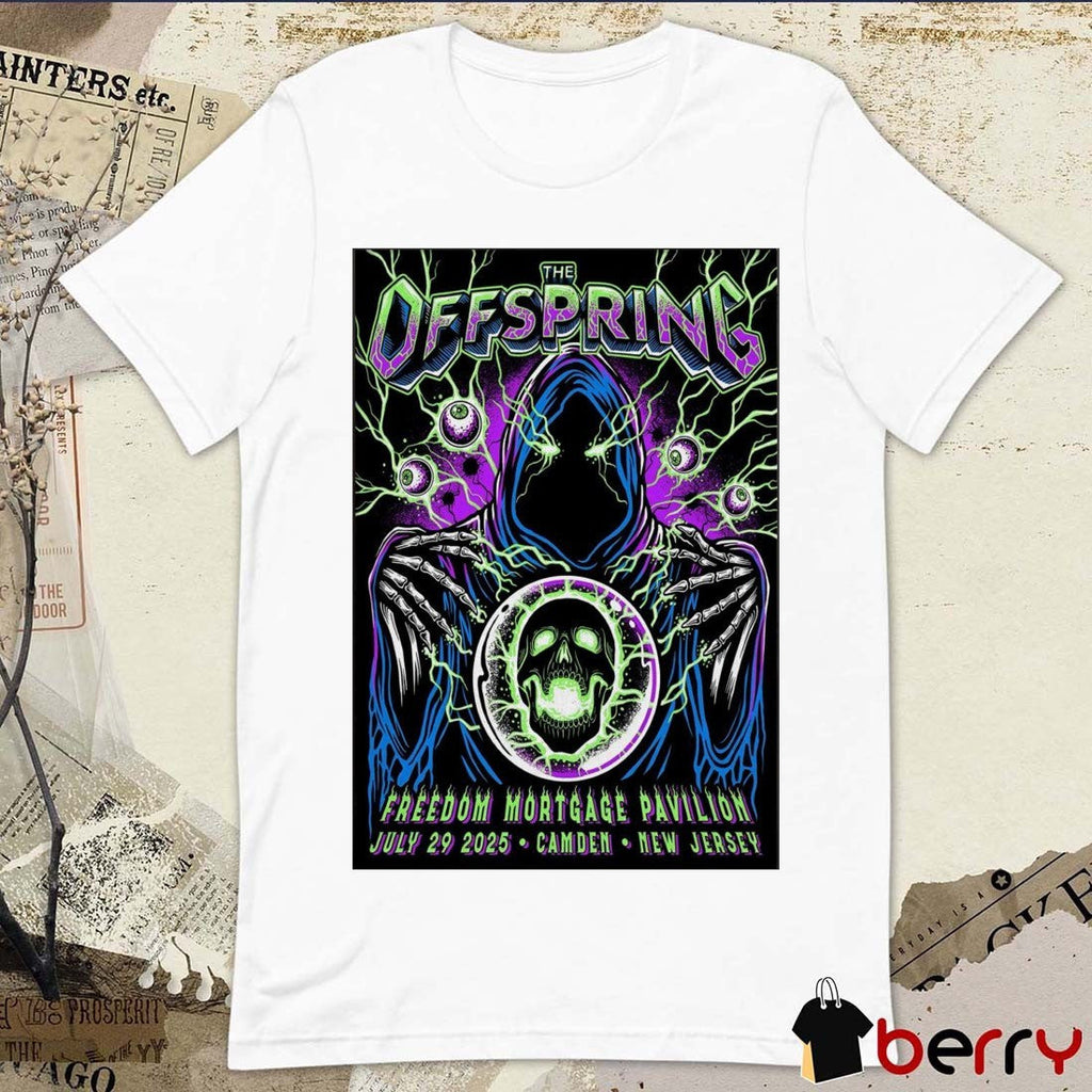 Poster The Offspring Freedom Mortgage Pavilion In Camden NJ On July 29 2025 t-shirt