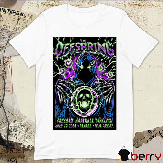 Poster The Offspring Freedom Mortgage Pavilion In Camden NJ On July 29 2025 t-shirt