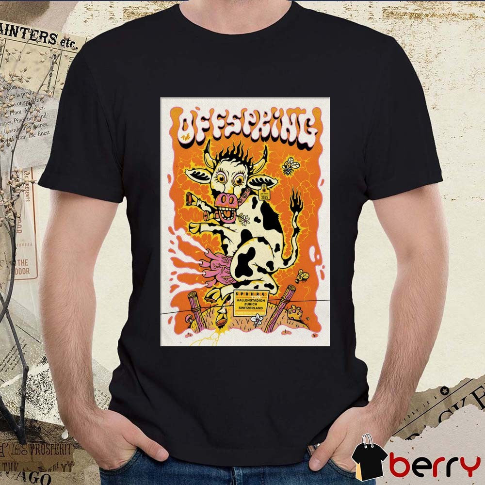 Poster The Offspring Hallenstadion Zurich Switzerland September 30 2025 t-shirt