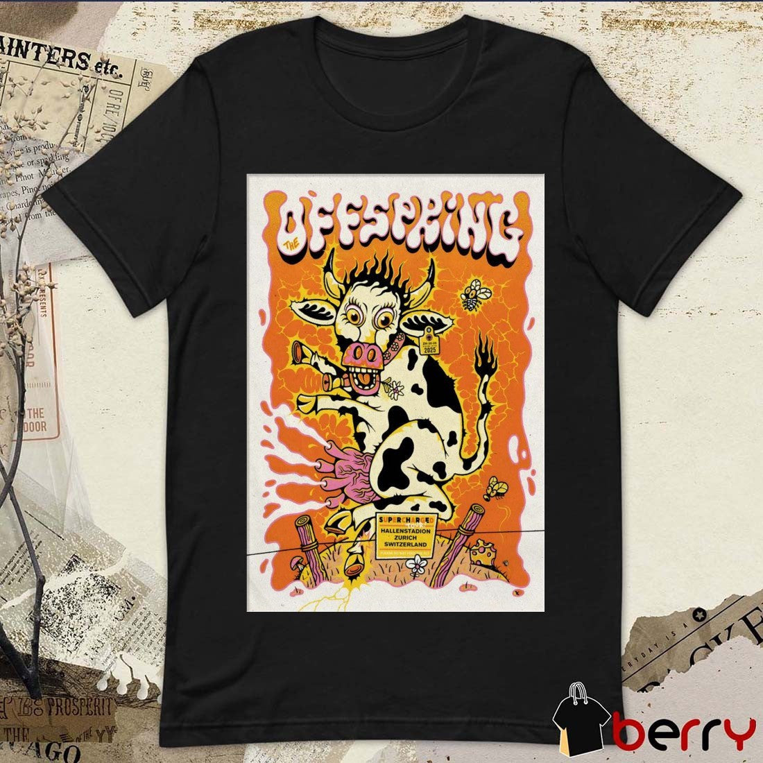 Poster The Offspring Hallenstadion Zurich Switzerland September 30 2025 t-shirt