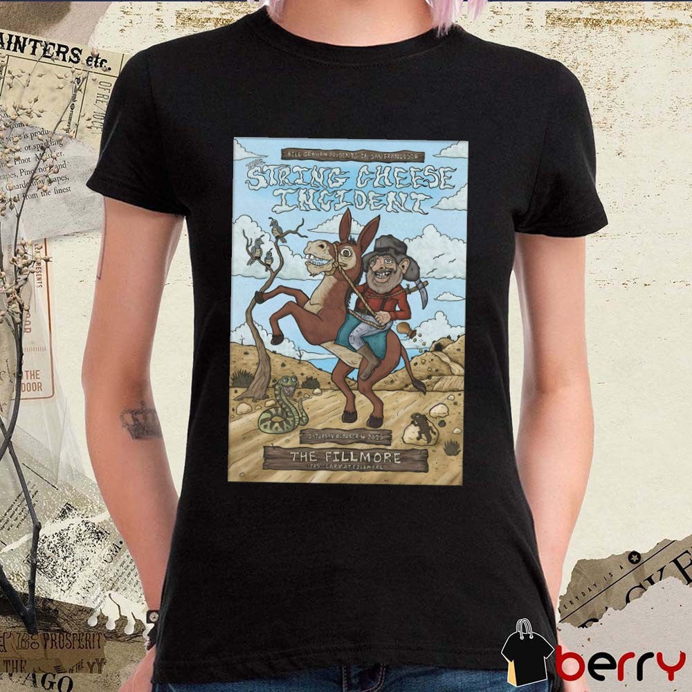 Poster The String Cheese Incident San Francisco CA Saturday October 4 2025 t-shirt