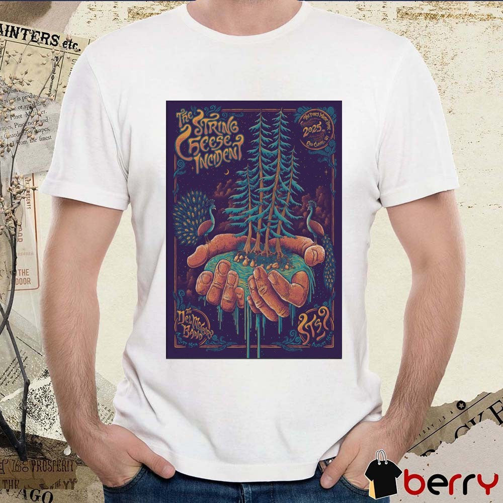 Poster The String Cheese Incident The Pines Music Park in Eau Claire WI August 15-16 2025 t-shirt