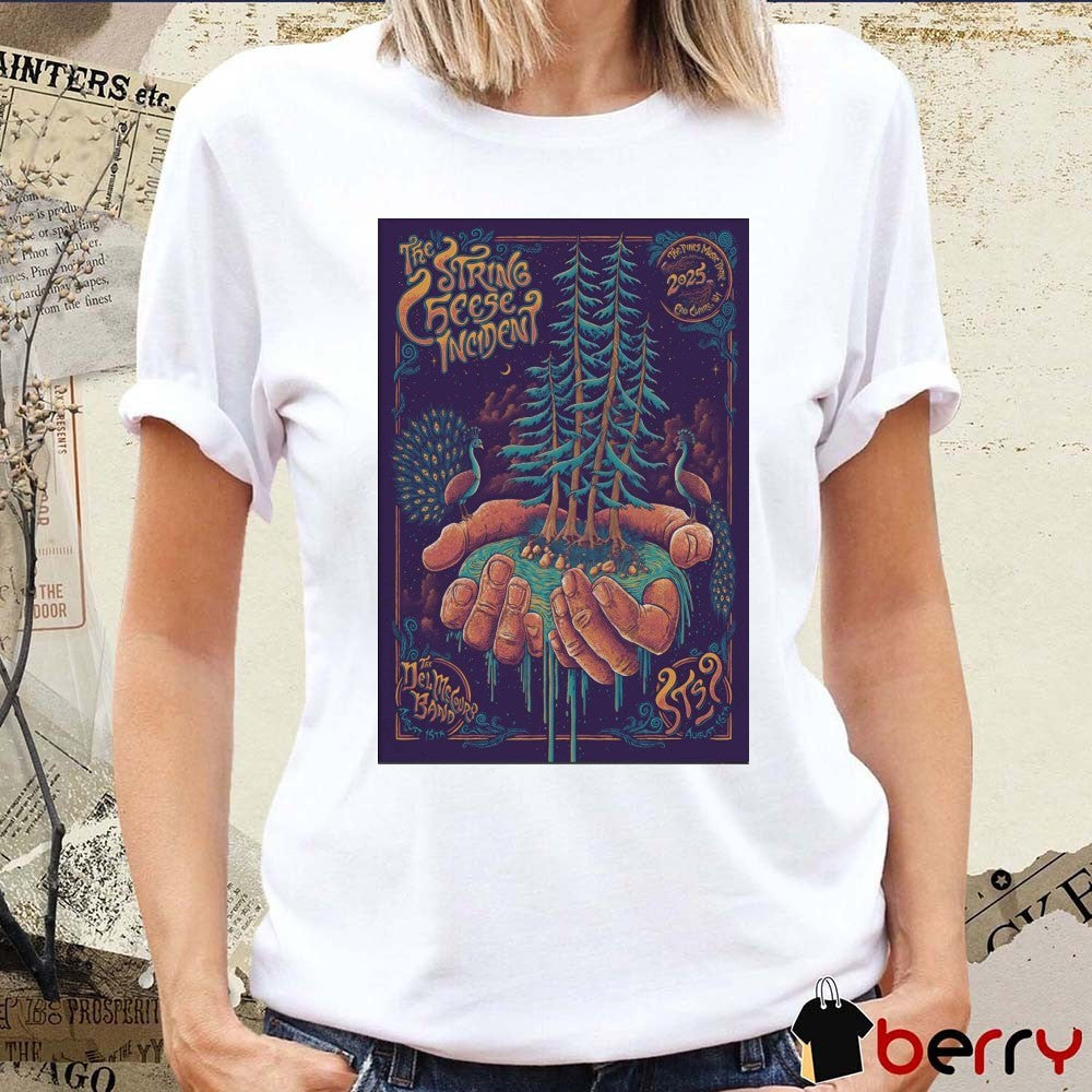 Poster The String Cheese Incident The Pines Music Park in Eau Claire WI August 15-16 2025 t-shirt